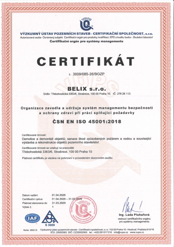 Iso - Certifikace Iso
