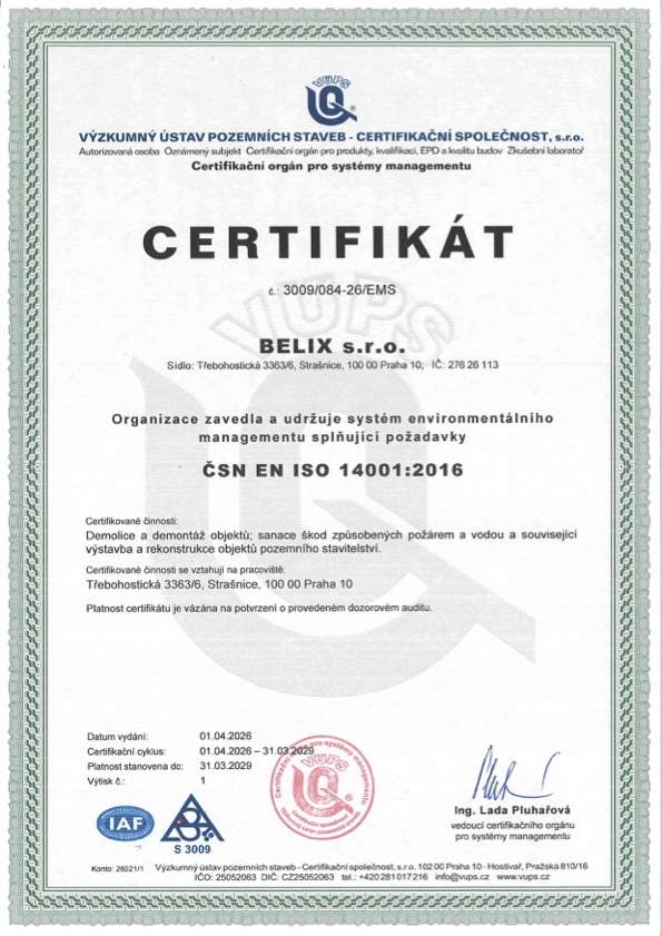 Iso - Certifikace Iso